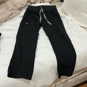 Black figs scrub pants